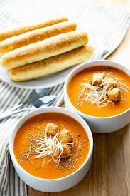 Tomato soup thickened with bread crumbs. Slow Cooker Creamy Tomato Soup The Salty Marshmallow