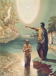 Mark 1 Bible Commentary Jesus Tempted Access Jesus Com Baptism Of Christ Christian Paintings Pictures Of Jesus Christ