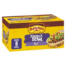 Then, create your fresh lime sauce by mixing yogurt, lime peel, lime juice, coleslaw mix, cilantro and jalapeño. Old El Paso Tortilla Bowl Kit Walmart Canada