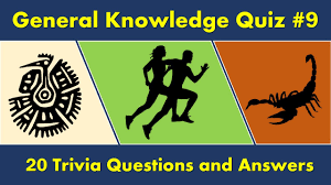 Challenge them to a trivia party! General Knowledge Quiz 9 20 Trivia Questions And Answers Youtube