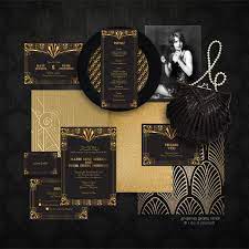 10 Great Gatsby Inspired Wedding Invitations Gatsby Wedding Invitations Wedding Stationery Sets Gatsby Wedding Theme