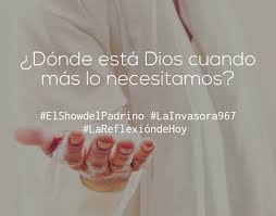 We did not find results for: La Reflexion De Hoy Donde Esta Dios Cuando Mas Lo Necesitamos La Invasora 96 7