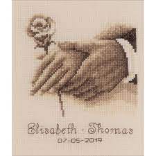 Reviews from customers who purchased this item. Wedding Rings 14 Count Cross Stitch Kit Embroidery Patterns By Vervaco