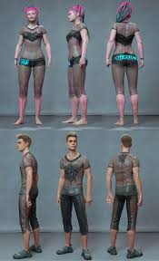Cyberpunk Futuristic Styles For Everyday 2 Daz 3d Models 3d Cg Modern Shirts Cyberpunk 3d Model