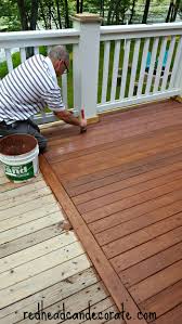 Check spelling or type a new query. Thompson S Waterseal Deck Makeover Redhead Can Decorate