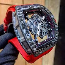 Close Up Of The Richard Mille Rm55 Bubbawatson Dark Legend Vaultworldwide Vintage Watches For Men Richard Mille Watches White Watches For Men