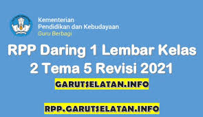 29 full pdfs related to this paper. Rpp Daring 1 Lembar Sd Mi Kelas 2 Tema 5 Revisi 2021