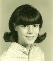 Before my braces...Oh I love that flip hairdo! I think this was about  1968-69.