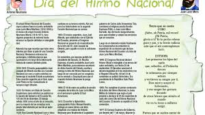 Himno de estados unidos (en español) himno de francia (en español) himno de canadá. Imagen Del Himno Nacional Del Ecuador Mayhm001