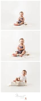Simple And Timeless First Birthday Studio Portrait Session One Year Milestone Photo Shoot By Mass Kids Studio Children Photography Children Photography Studio