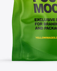 Download Matte Stand Up Pouch Bag Mockup In Pouch Mockups On Yellow Images Object Mockups PSD Mockup Templates