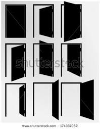 Door Icon Set Opened And Closed The Door Vector Art Image Illustration Vector Art Art Images Icon Set When it's ajar … or perhaps when it is shattered like glass.