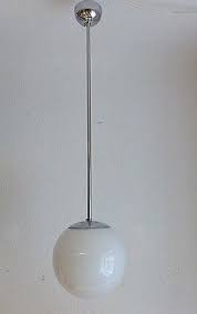 bauhaus deckenlampe pendellampe kugel lampe opalglas ceiling lamp deco 3 bauhaus lampen design lampen deckenlampe