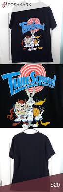 Space Jam Tune Squad 100 Cotton Shirt Sz L Tune Squad Shirt Cotton Shirt Tune Squad