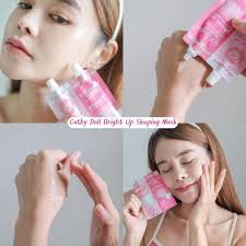 CATHY DOLL BRIGHT UP DAY CREAM SPF15 AND BRIGHT UP SLEEPING MASK 5ML+7G