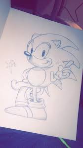 Drawing basics and video game art: My Most Favorite Video Game Character Cartoon Sonic The Hedgehog The Nostalgic Feeling I Get When I See Him Let Alone Draw Him Drawing