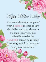 Write down a heartfelt message inside the card to tell her how much respect her. I Am Grateful Happy Mother S Day Card For Mother In Law Birthday Greeting Cards By Davia Birthday Wishes For Mother Happy Mothers Day Daughter Happy Mothers Day Images
