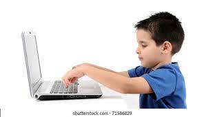 Kids Typing On Computer Images Stock Photos Vectors Shutterstock