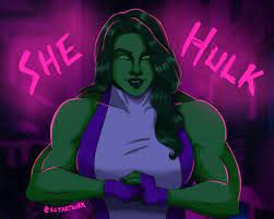 Seeing as everyone is talking about wanting a bigger, beefier She-Hulk, I  drew a big beefy She-Hulk 💪 : rMarvel