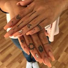 1 2 Or 3 Petit Tatouage Tatouage Doigt Tatouage