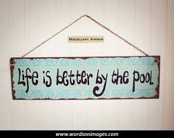 Free shipping on orders over $25 shipped by amazon. Pool Quotes And Sayings Quotesgram