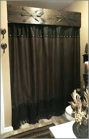 Western Faux Tooled Leather Shower Curtain In 2020 Bathroom Decor Rustic Bathroom Curtain Decor