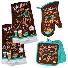 Maybe you would like to learn more about one of these? Fresh Coffee Kitchen Towel Set With 2 Quilted Pot Holders 2 Dish Towels And 1 Oven Mitt Kitchen Table Linens Home Kitchen Fcteutonia05 De