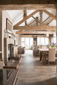 They have an open concept post and beam house plans inside the house that is used for the environment around the living room, entertainment room or dining room, and the hallway to the narrow bedroom. 12 Open Plan Living With Exposed Trusses Ideas Open Plan Living House Design Exposed Trusses