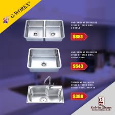 Cabinet cases are built from plywood. Give Your Kitchen An Kelvin Ghany Enterprises Ltd Facebook