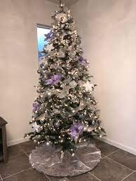 Lavender Christmas Tree Christmas Glam Rose Gold Ornaments Christmas Purple Christmas Decorations Christmas Tree Design