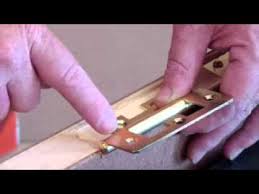 Draw vertical lines 1 and 11⁄ 2 in from the back edge. Mackie Flush Hinge Installation V1 Youtube