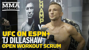 Dillashaw ganó la pelea por nocaut en la segunda ronda. Ufc Brooklyn T J Dillashaw Says I Don T Really Care About Future Of Flyweight Division Youtube