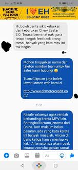 Sampai kena isytihar bankrap member tu. Eddie Soh Blog Kereta Eh Motor Credit