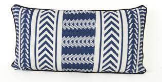 This 20 l x 5.5 w x 14 h pillow is a wonderful accent for a chair, sofa, or bed, whether by itself or grouped with other throw. Printed Tribal Lumbar Pillow Modshop Modshop