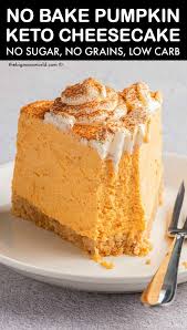 Make sure you've got enough to go around—nobody will want to share these treats! No Bake Pumpkin Cheesecake Keto The Big Man S World Recipe Pumpkin Cheesecake Recipes Low Carb Recipes Dessert Low Carb Pumpkin Cheesecake