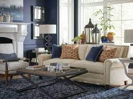 Moody Monday Transitional Blues And Grays Living Room Orange Blue Living Room Blue And Cream Living Room
