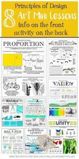 Principles Of Design Worksheet Packet 9 Mini Lesson Worksheets And