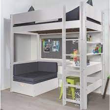 Lit mezzanine en bois, une mezzanine en métal ou une mezzanine avec bureau et étagères de rangement intégrés. Lit Mezzanine Avec Banquette Fenris Decoloopio La Redoute Childrenbedroomfurniture Chambre Ado Lit Lit Mezzanine Avec Banquette Idees De Lit