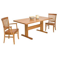 Liberty furniture industries lindsey farm trestle table, w38 x d78 x h30, light gray. Solid Wood Trestle Dining Table Lyndon Furniture American Made