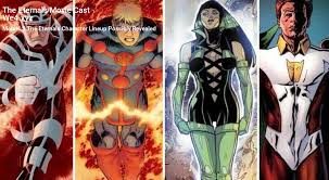 We do not think we are wrong in saying that les éternels is one of the films of phase 4 that most arouses curiosity. The Eternals Movie Cast It Movie Cast Comic Costume Movies