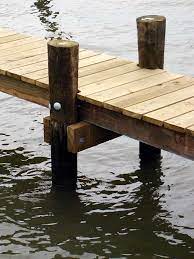 Dock pricing per linear foot Wood Pilings