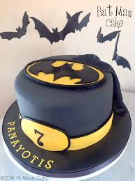 Bat Man Cake Batman Dogum Gunu Pastalar Dogum Gunu