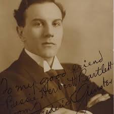 Autographed publicity portrait of Frederick Gunster — Calisphere