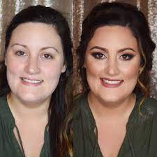 Before And After Pittsburgh Makeup Artist And Hair Stylist Bridesmaid Makeup Natural Wedding Hair And Makeup Makeup Makeover