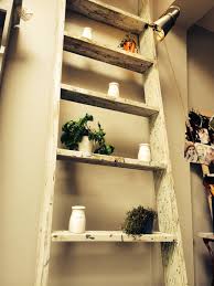 Reading books might be everyday business for a book lover. 11 Leaning Ladder Shelf Ideas Including 5 Handmade Versions