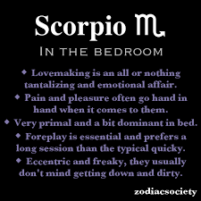 Maybe you would like to learn more about one of these? Scorpio In The Bedroom Scorpio Scorpio Zodiac Facts Scorpio Zodiac