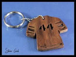 Scrollsaw Workshop Football Jersey Key Chains Scroll Saw Patterns Scroll Saw Scroll Saw Patterns Keychain