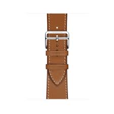 Band apple watch hermes single tour 44 mm attelage Apple Watch Hermes 40 Mm Single Tour Barenia Lederarmband Fauve Apple De