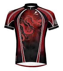 Amazon Com Primal Wear Red Dragon Cycling Jersey Mens