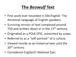 ppt beowulf literary unit powerpoint presentation id 2247602